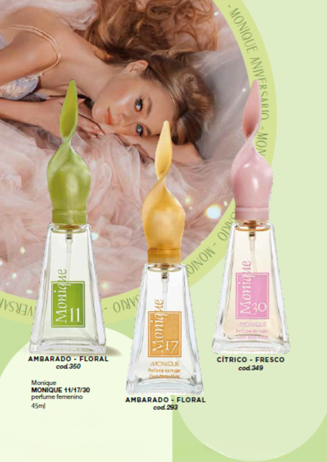 MONIQUE 11/17/30 perfumes femeninos 45ml