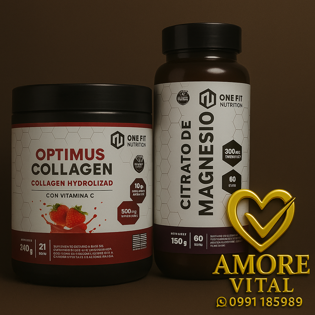 ⭐ Optimus Collagen + Citrato de Magnesio (Combo PODEROSO)