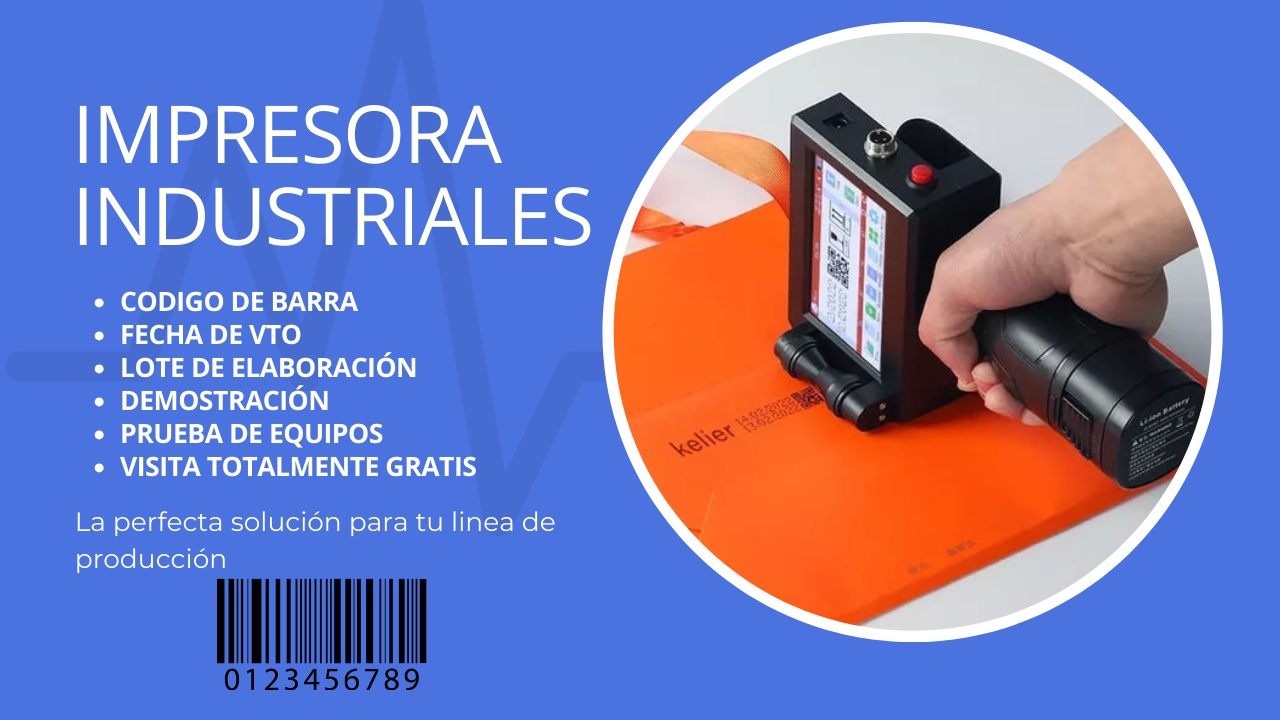 🟦 IMPRESORA INDUSTRIAL PORTÁTIL – MARCACIÓN PROFESIONAL