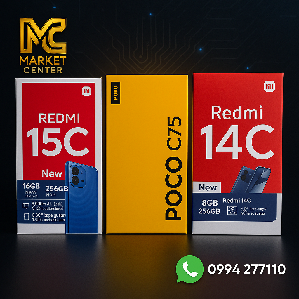 Combo Xiaomi – Redmi 15C + Redmi 14C + POCO C75