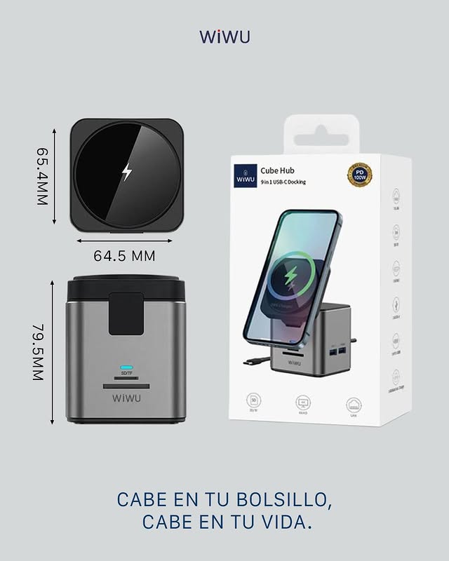 WiWU Cube Hub 9 en 1