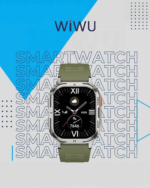 Smartwatch WiWu Ultra – Estilo, Resistencia y Tecnología en tu Muñeca