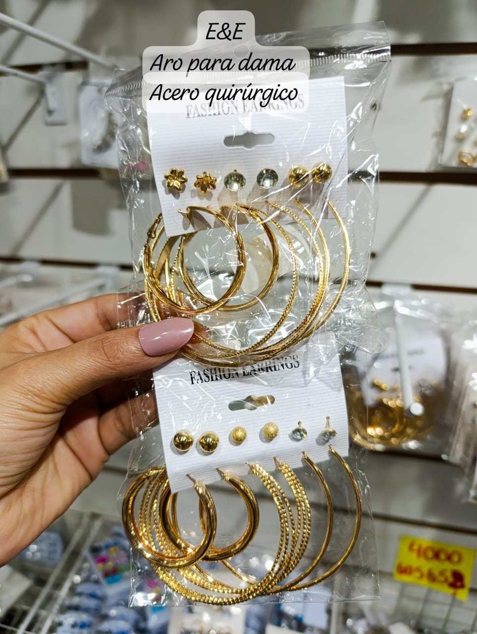 ✨ Set de Aros para Dama – Acero Quirúrgico | A&E