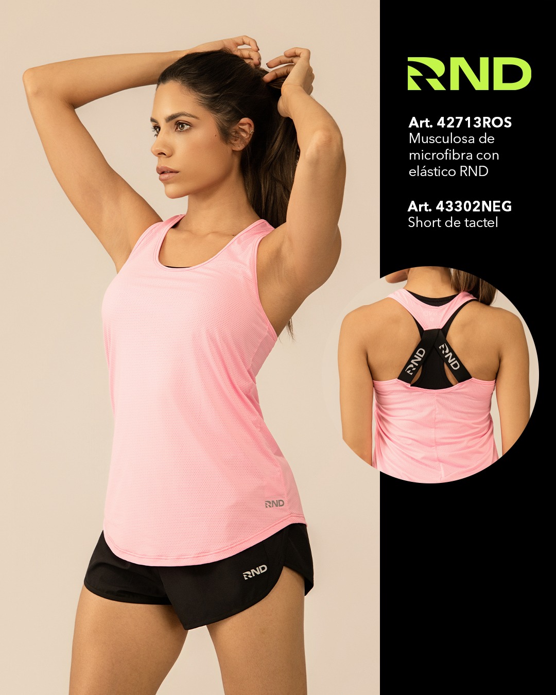 ✨ Musculosa de Microfibra + Short de Tactel – RND