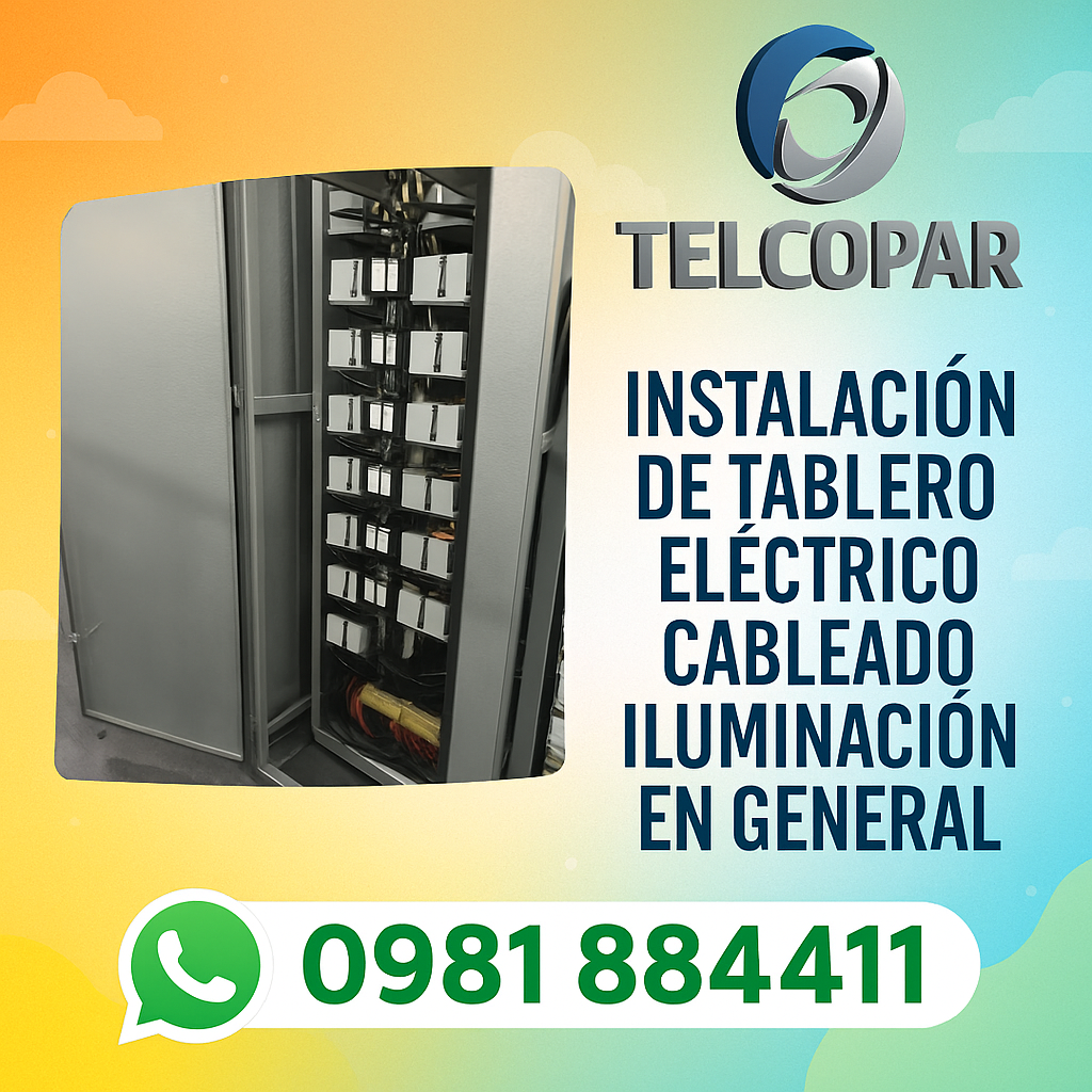 ⚙️ Instalación de Tableros Eléctricos y Cableado Profesional