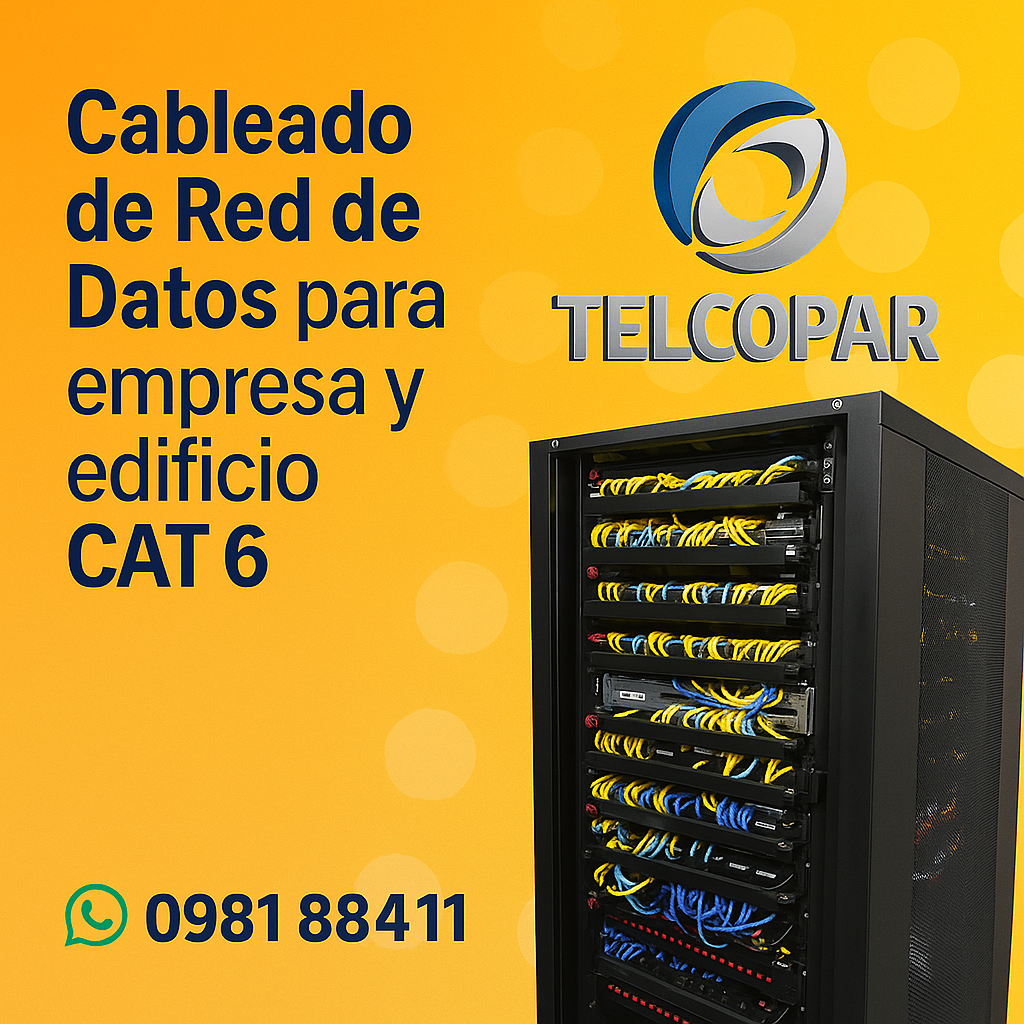 🔌 Cableado de Red de Datos Profesional CAT 6