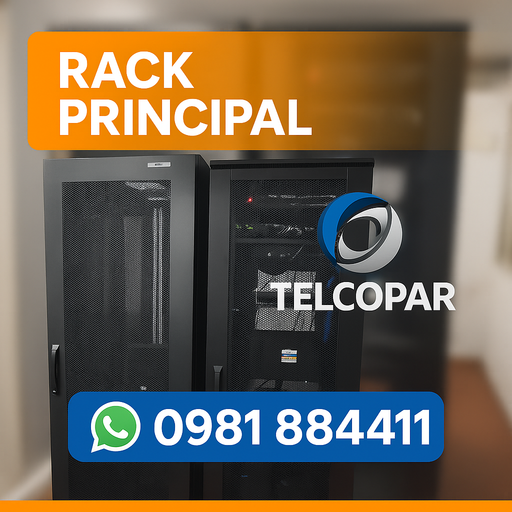 🖥️ Instalación de Rack Principal para Redes Empresariales