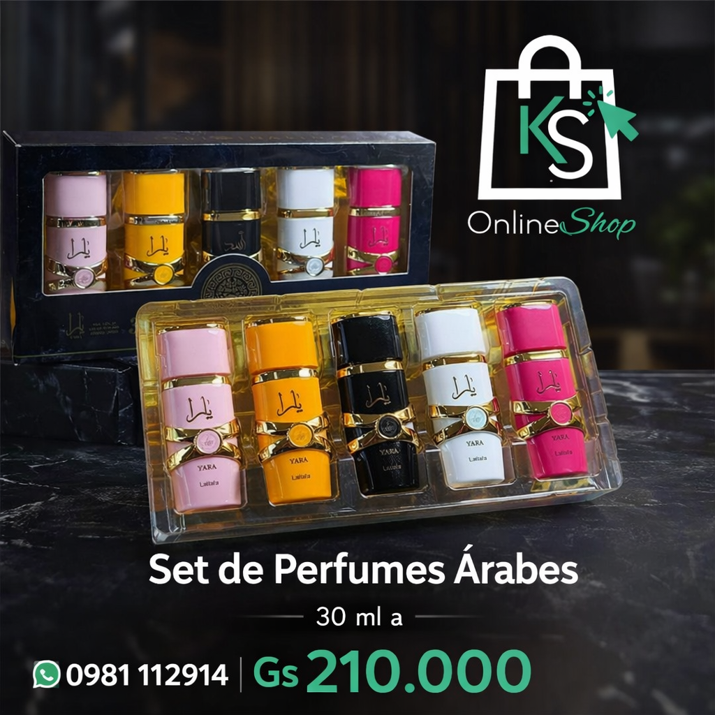 🌟 Set de Perfumes Árabes Yara – Elegancia y Lujo en Miniaturas 🌟