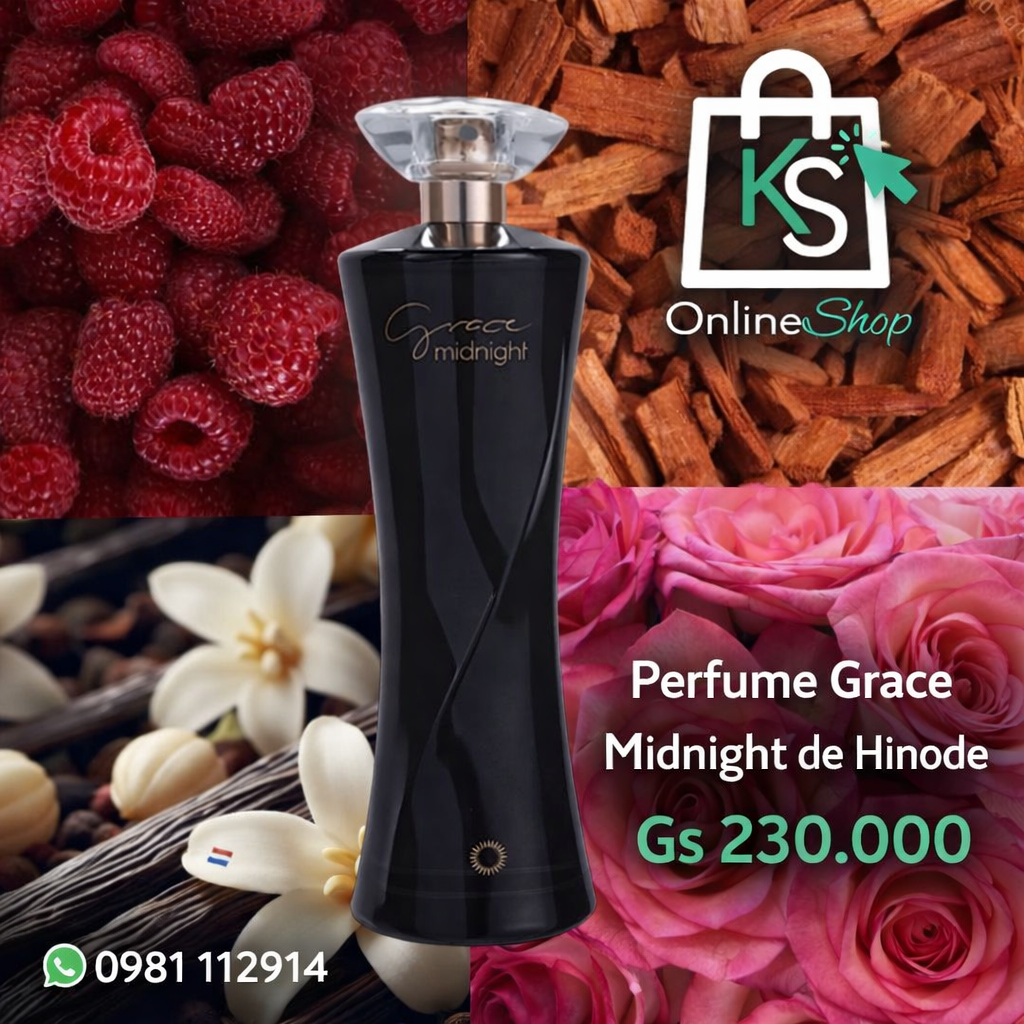 🌸 Perfume Grace Midnight de Hinode – Mujer 🌙
