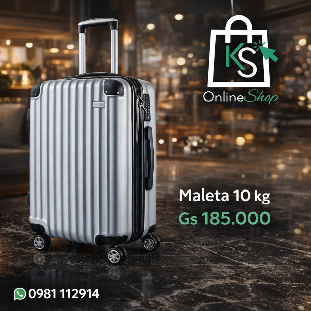 ✈️ Maleta de Viaje 10 kg – Compacta, Resistente y Elegante ✈️
