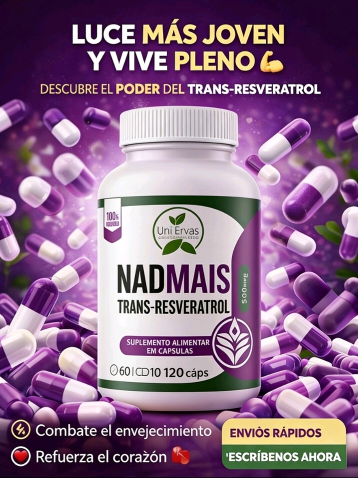 NADMAIS Trans-Resveratrol 500 mg