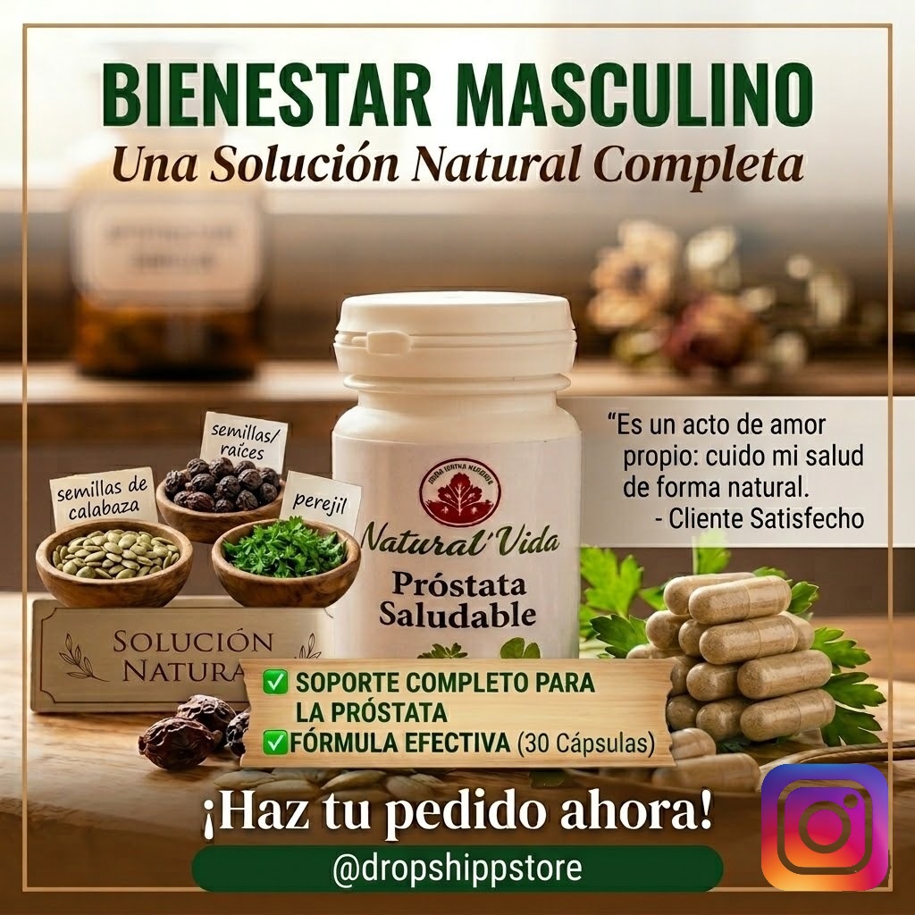 PROSTATA SALUDABLE de Natural Vida