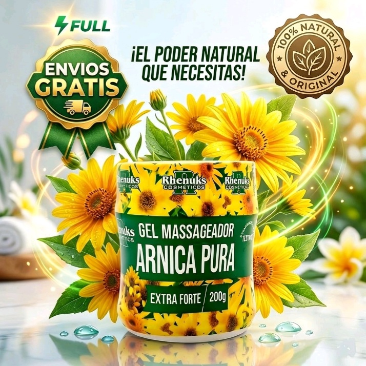 GEL MASAJEADOR DE ÁRNICA PURA (Extra Forte)