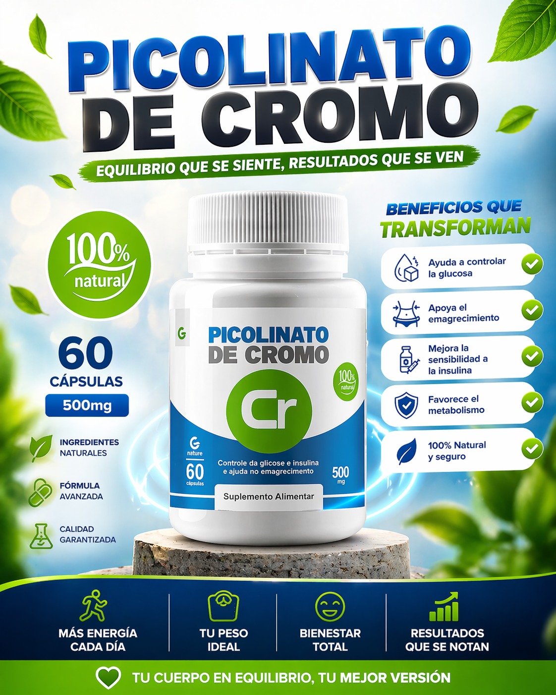 PICOLONATO DE CROMO