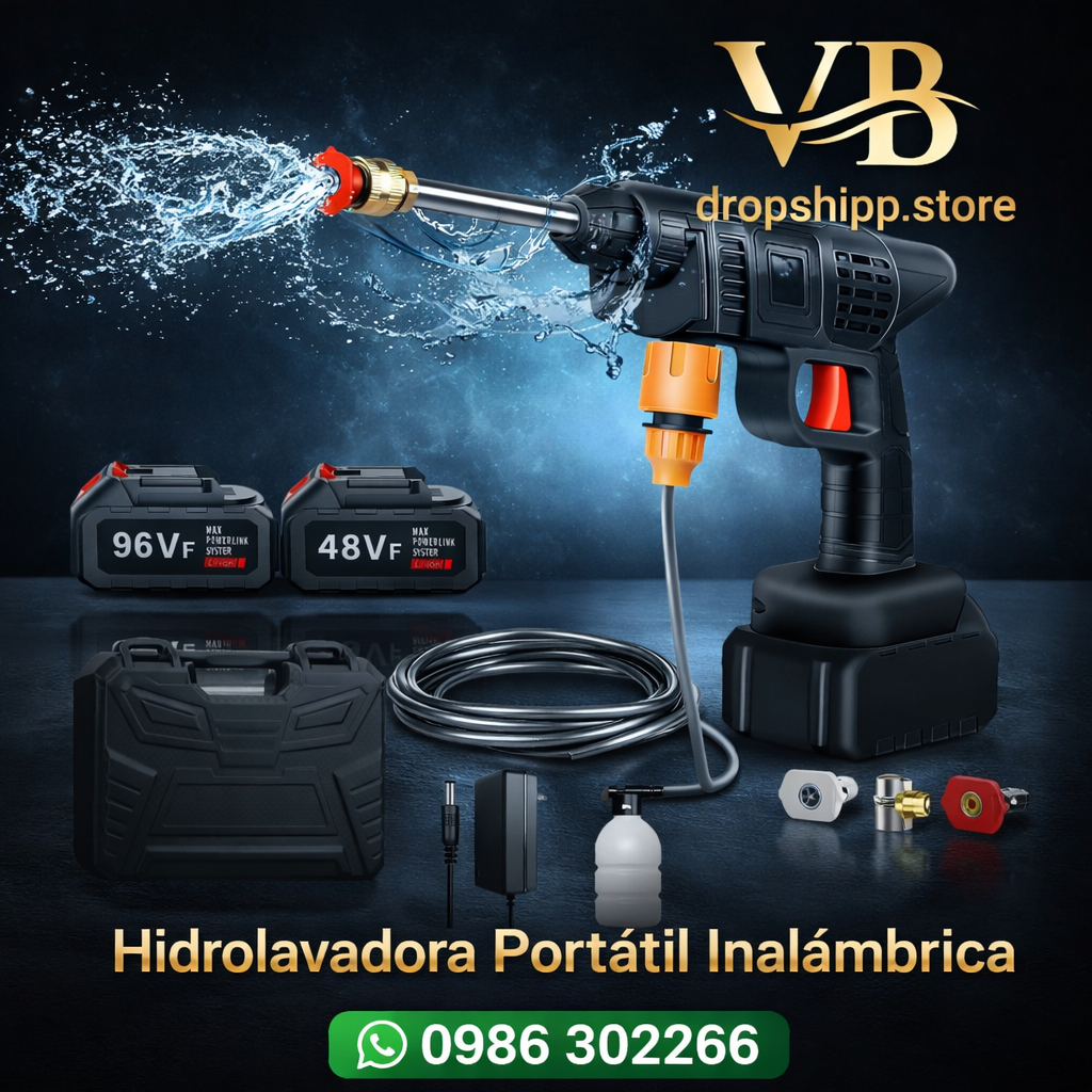 Hidrolavadora Portátil Inalámbrica