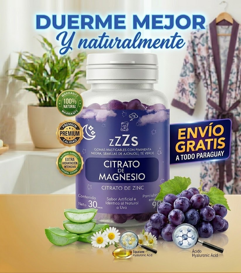 CITRATO DE MAGNESIO + ZINC