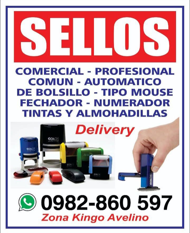 Sellos Comerciales y Profesionales – Delivery Disponible 🖋️🚚