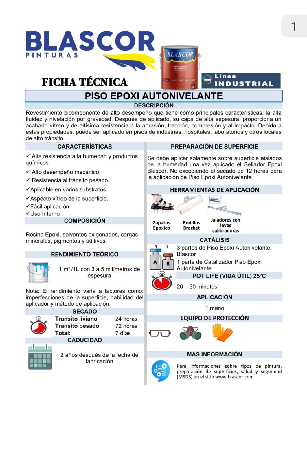 Piso epóxi autonivelante