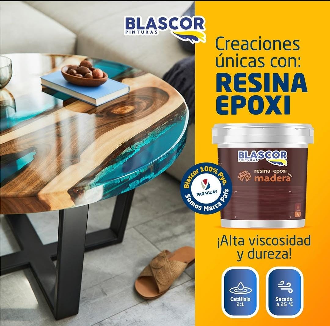 Resina Epóxica para Madera Blascor – Alta Viscosidad y Dureza Profesional