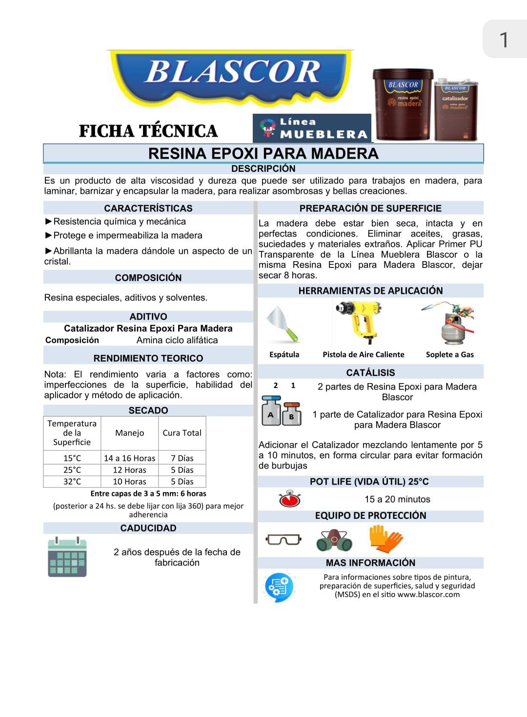 Resina epóxica para madera