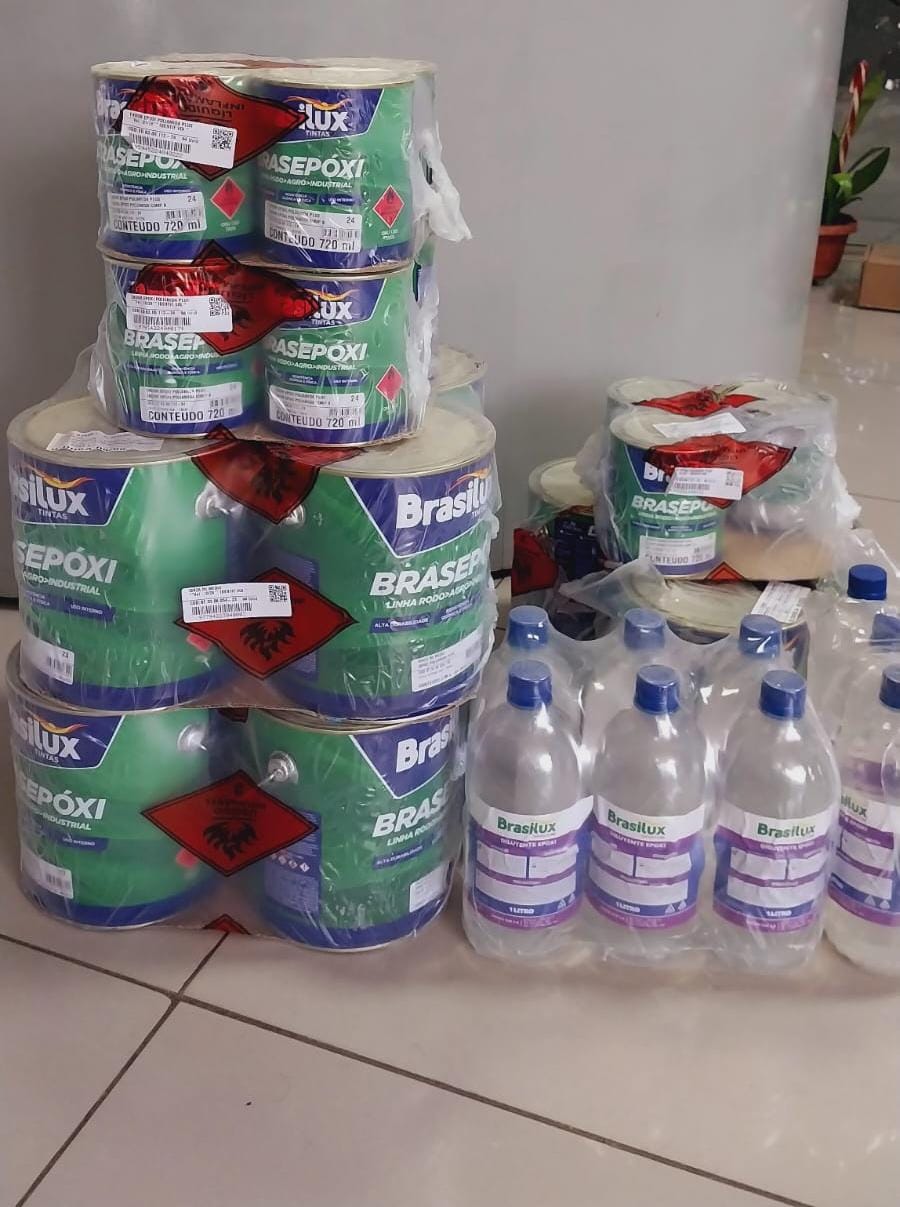 Kit completo – Pintura Epóxica Industrial + Endurecedor