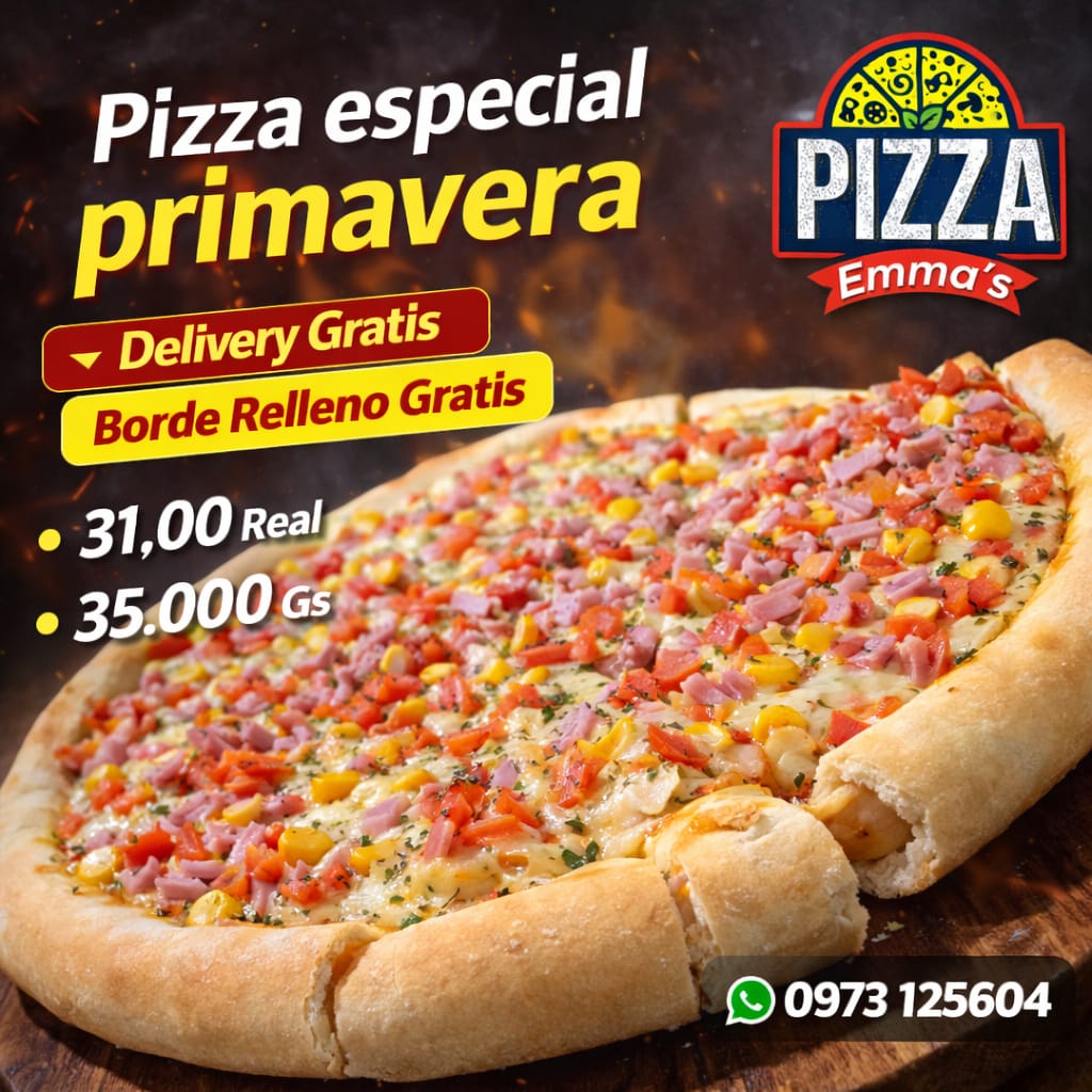 Pizza especial primavera