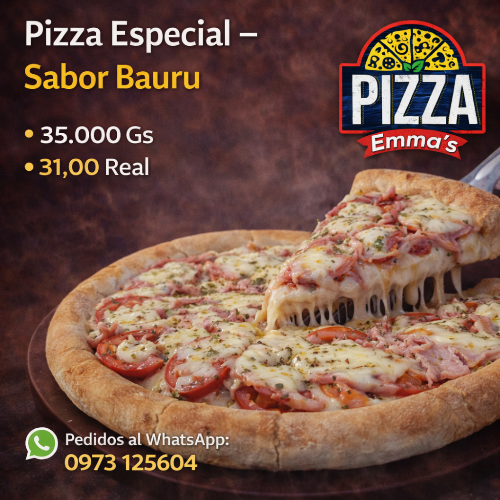 Pizza Especial – Sabor Bauru
