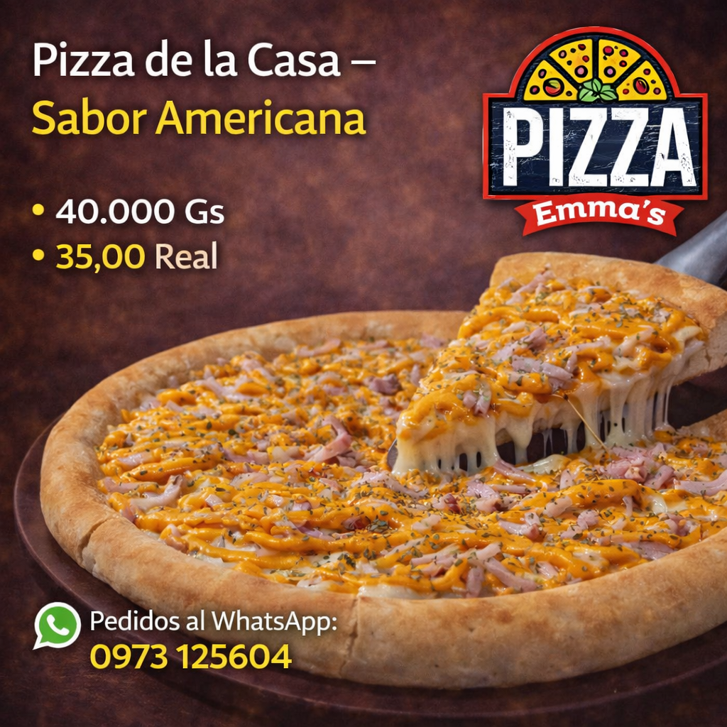 Pizza de la casa - Sabor Americana