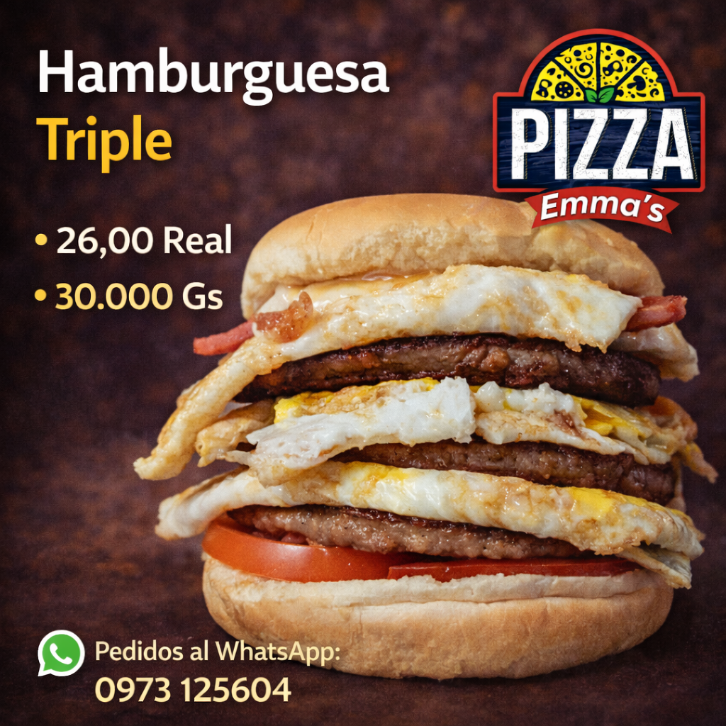 Hamburguesa triple