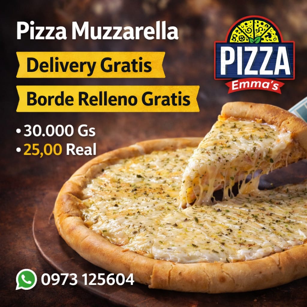 🍕 Pizza Promocional – Sabor Muzzarella