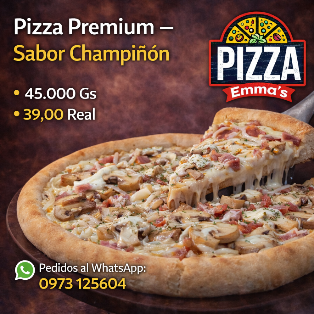 Pizza Premiun- Sabor Champigñon
