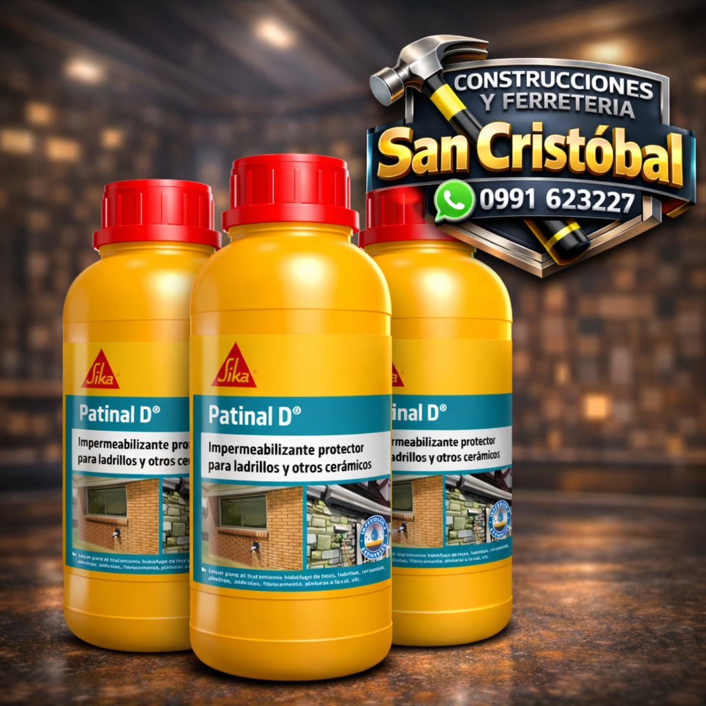 🛡️ Sika Patinal D – Impermeabilizante Protector para Ladrillos