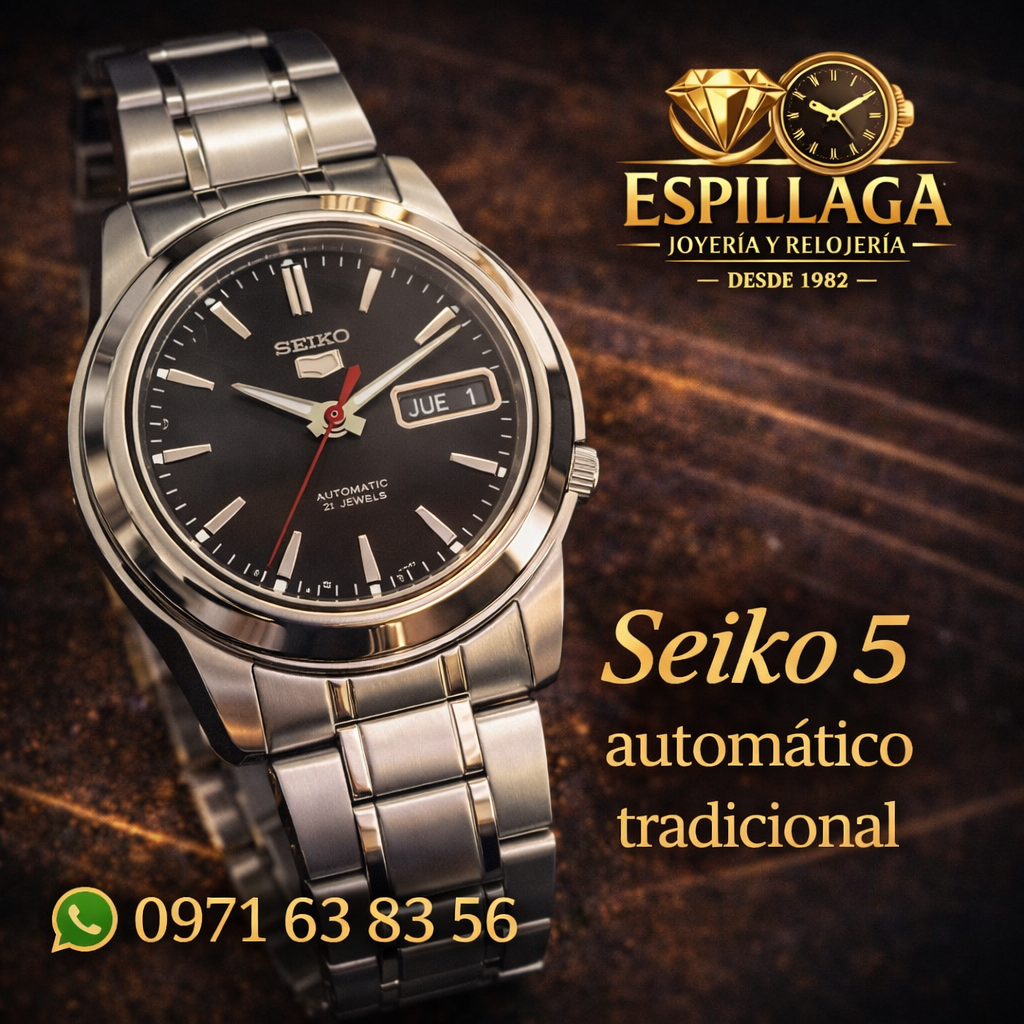 Seiko 5 automático tradicional