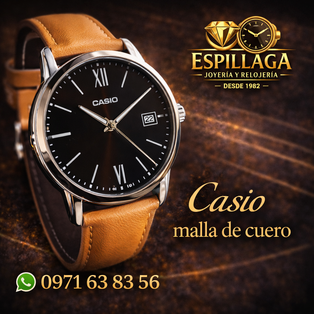 Casio malla de cuero
