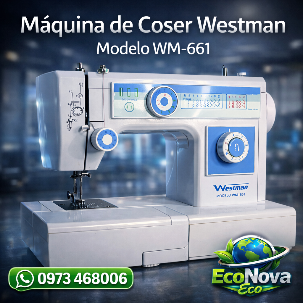 🧵 Máquina de Coser Westman WS-833 – Calidad y Precisión Garantizada