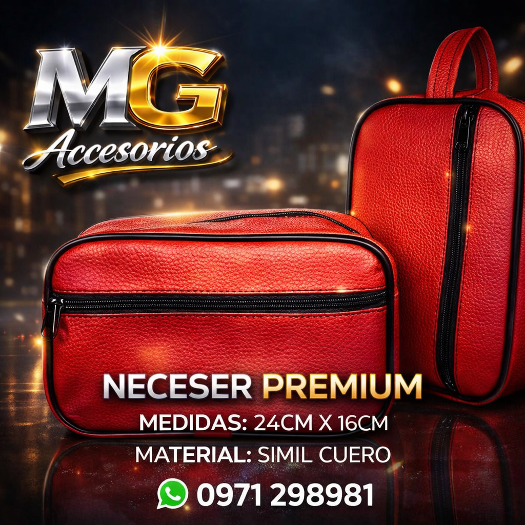 👜 Neceser Premium de Simil Cuero – Elegancia y Funcionalidad
