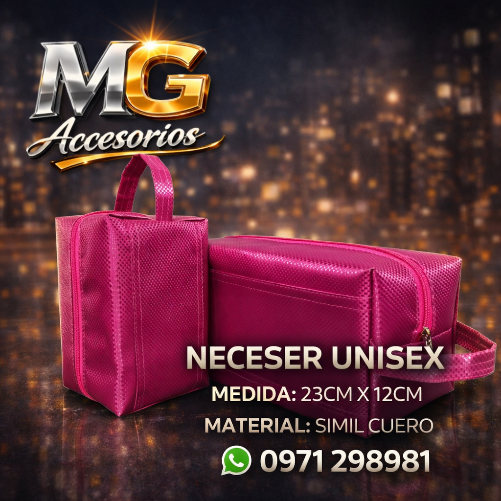👜 Neceser Unisex de Simil Cuero – Color, Estilo y Funcionalidad