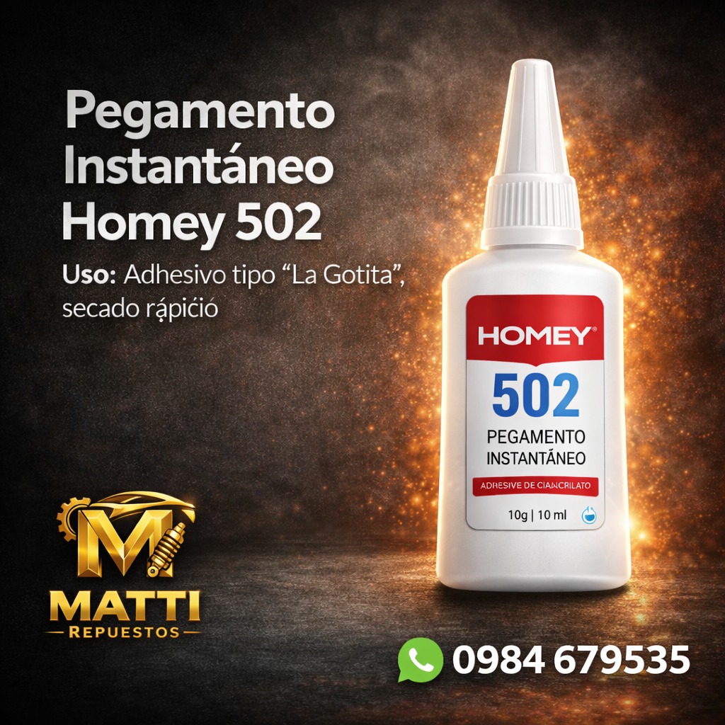 Pegamento Instantaneo Homey 502