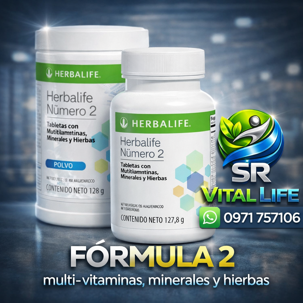 💊 Fórmula 2 – Multivitaminas, Minerales y Hierbas