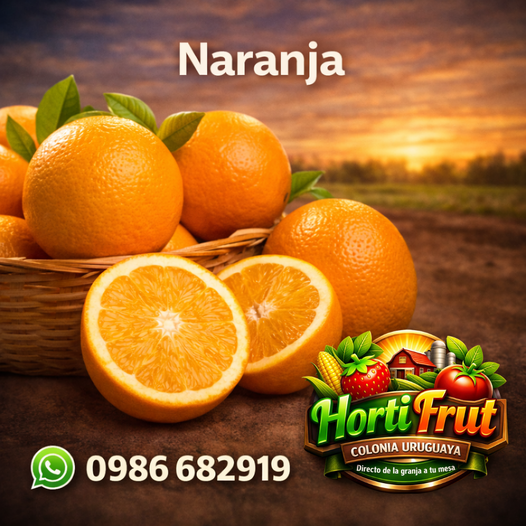 Naranja fresca y dulce – Sabor natural del campo 🍊✨