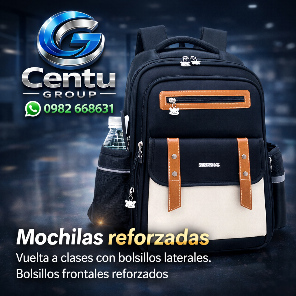 Mochilas Reforzadas Premium – Resistencia y Estilo Diario 💼💪