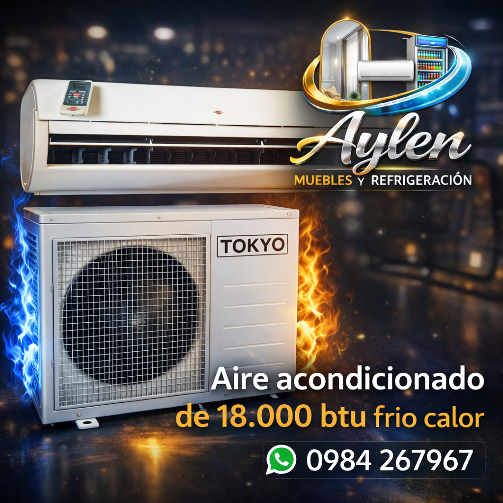 ❄️🔥 Aire Acondicionado 18.000 BTU Frío / Calor – Potencia y Confort Total 🔥❄️