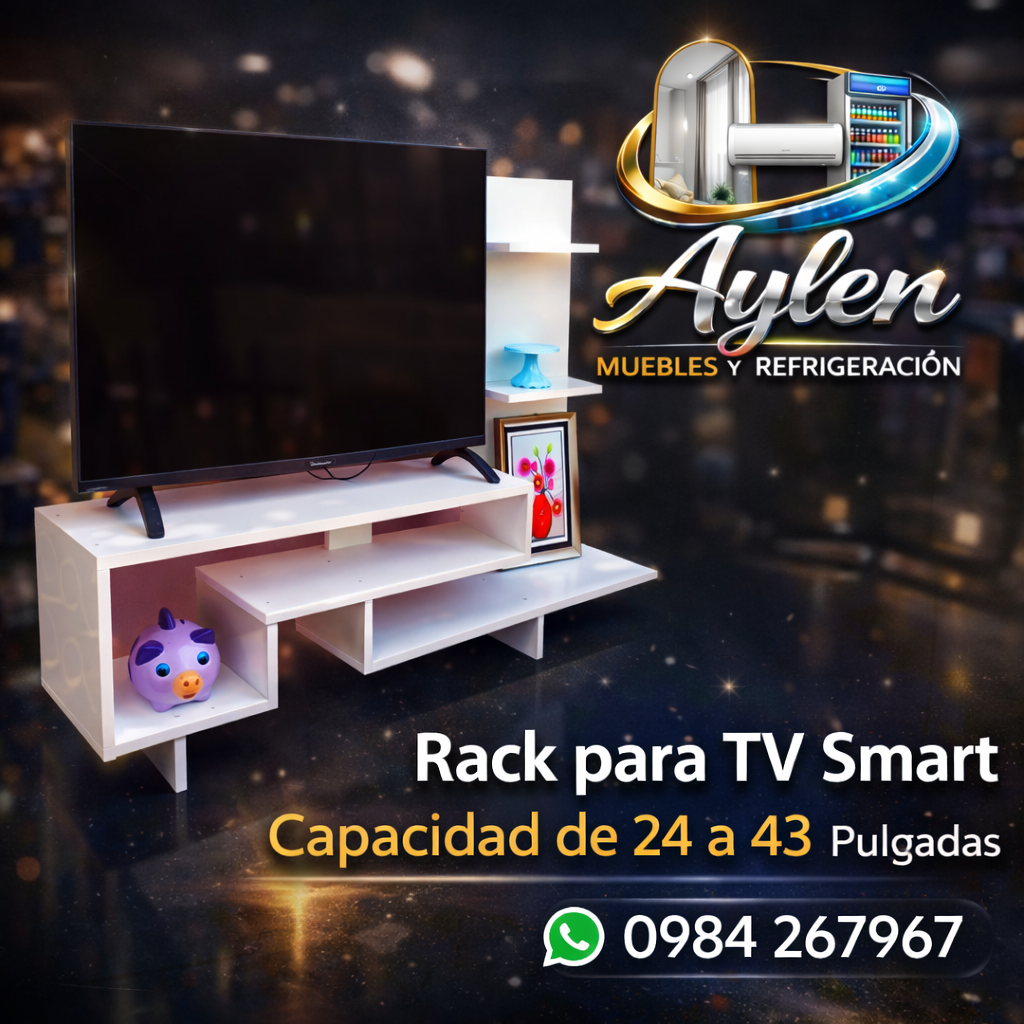 📺✨ Rack para TV Smart – Diseño Moderno y Funcional ✨📺