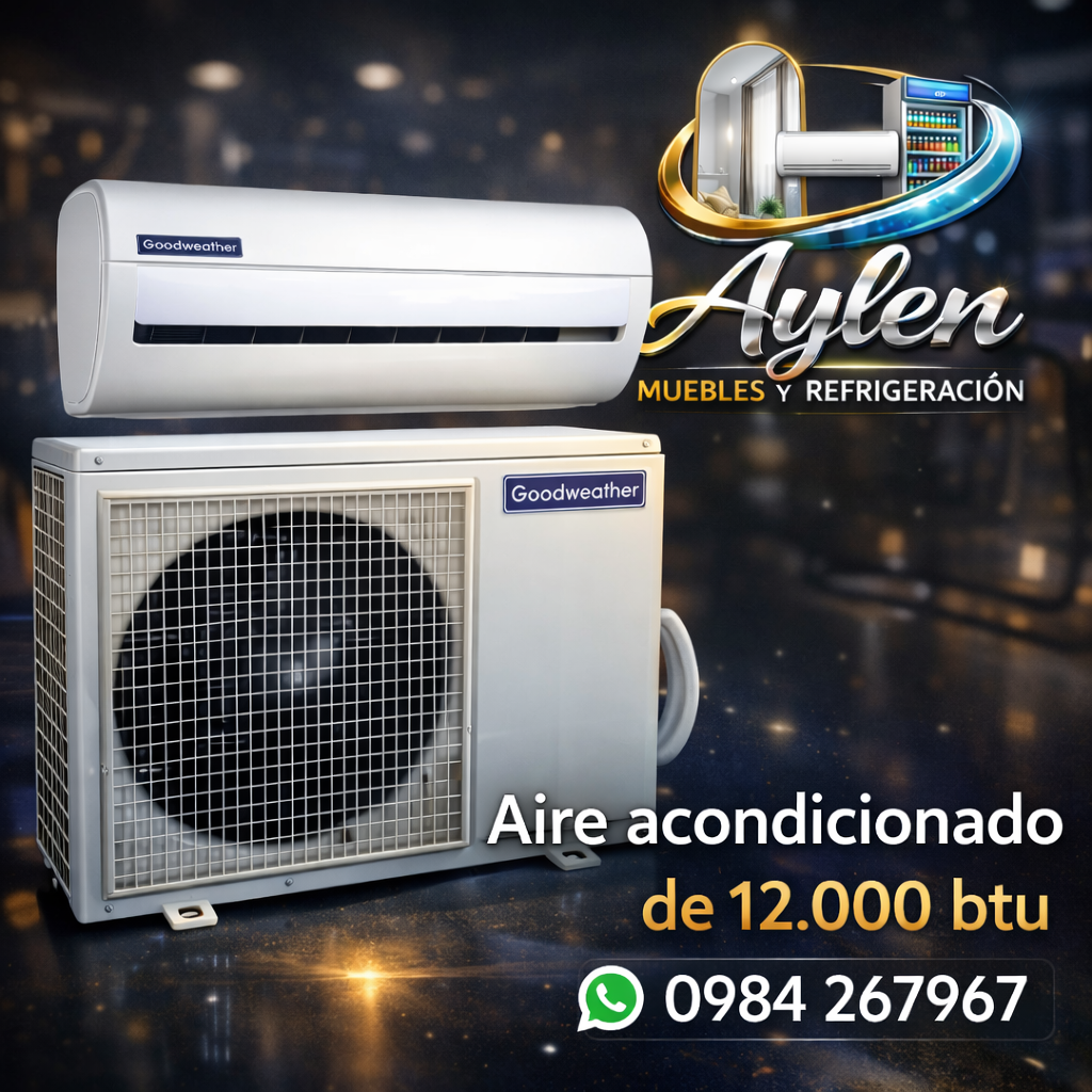 ❄️ Aire Acondicionado 12.000 BTU – Confort y Ahorro para tu Hogar ❄️