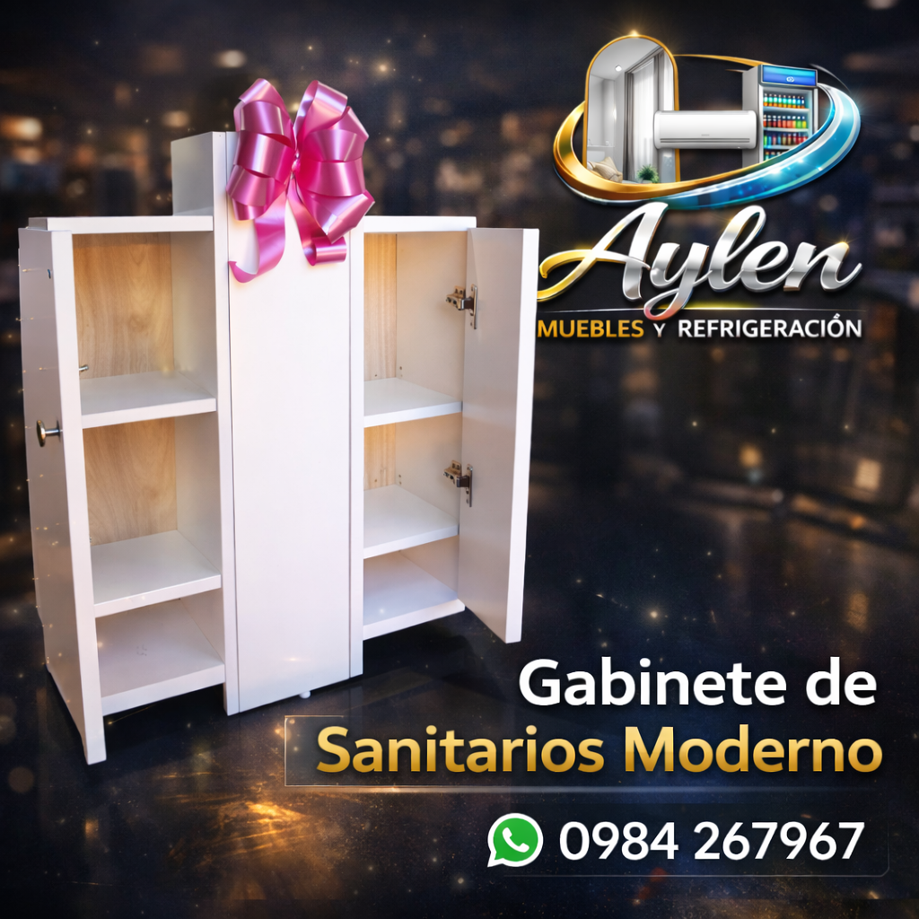 🚿✨ Gabinete de Sanitarios Moderno – Diseño, Orden y Elegancia ✨🚿