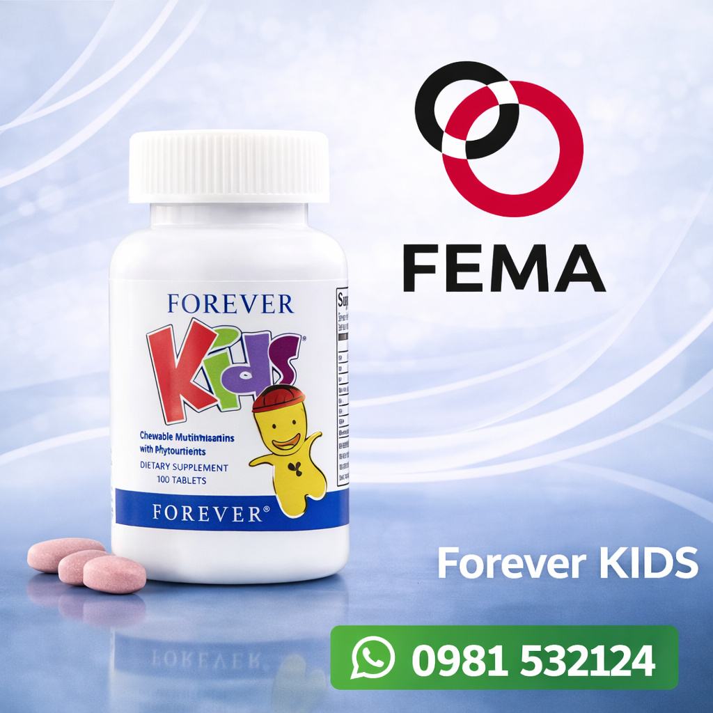 Forever KIDS – Vitaminas Masticables para el Crecimiento Feliz