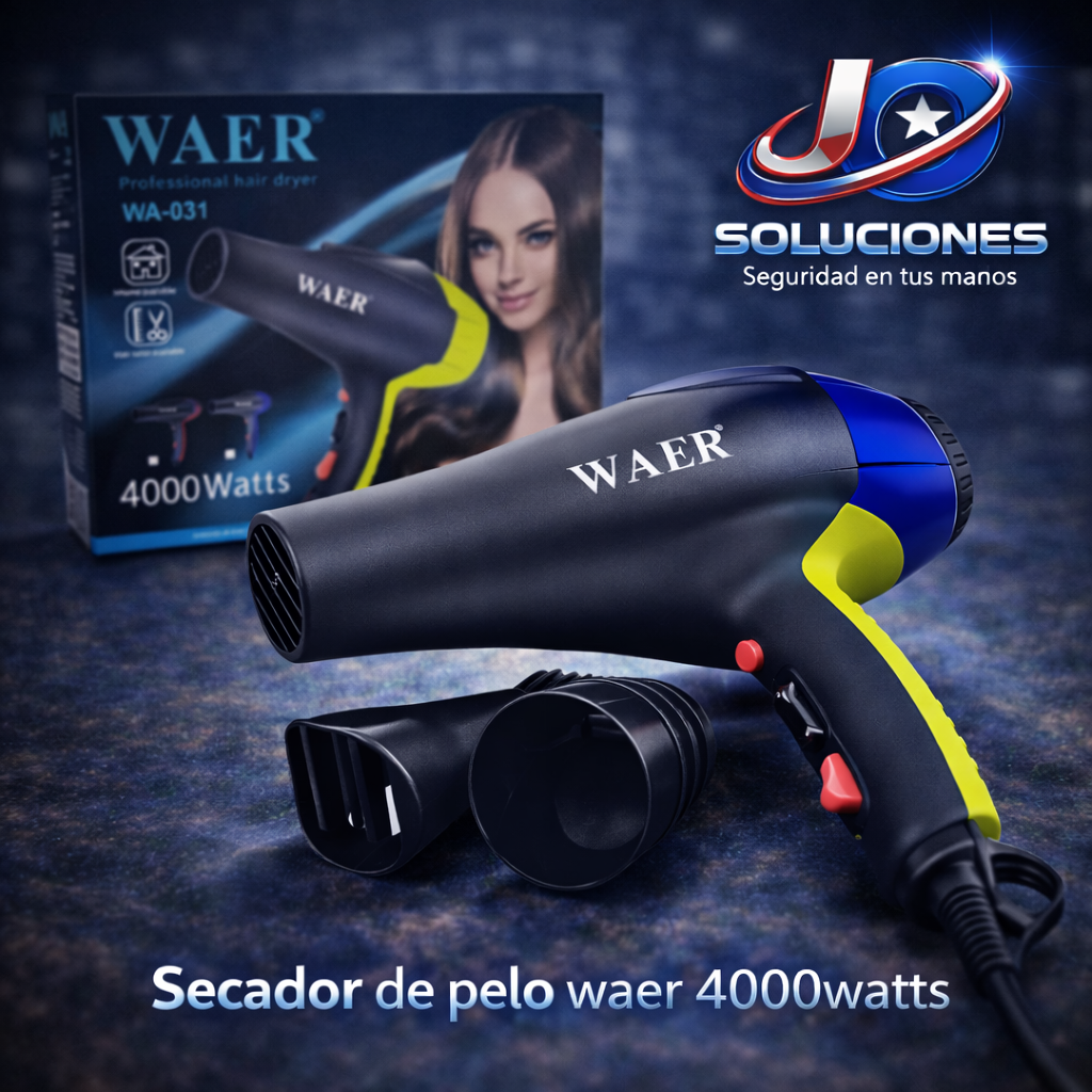 Secador de pelo waer 4000watts
