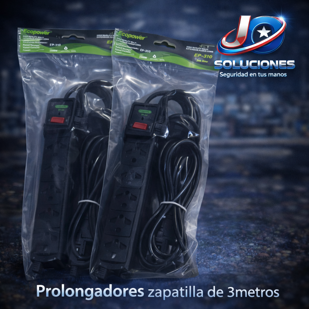 Prolongadores zapatilla de 3metros