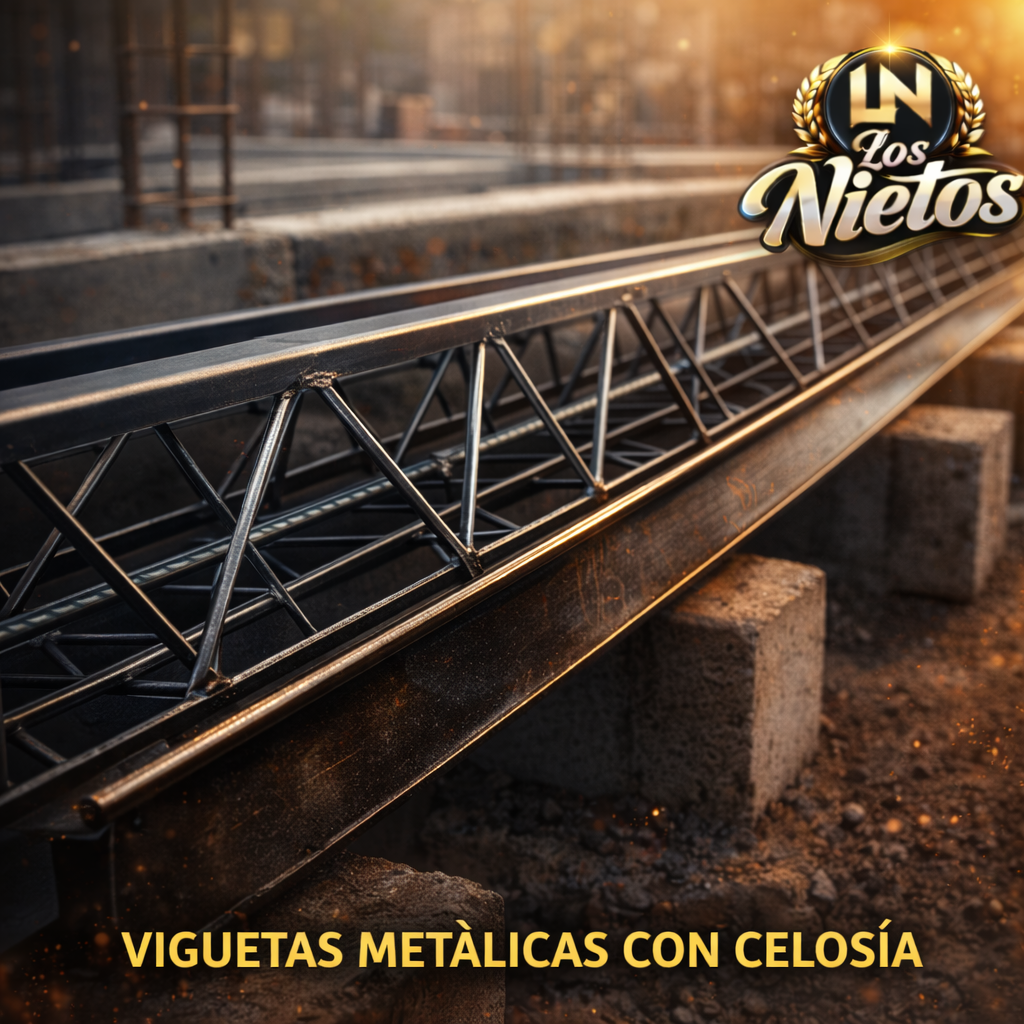 Viguetas Metálicas con Celosía – Máxima Resistencia y Precisión Estructural