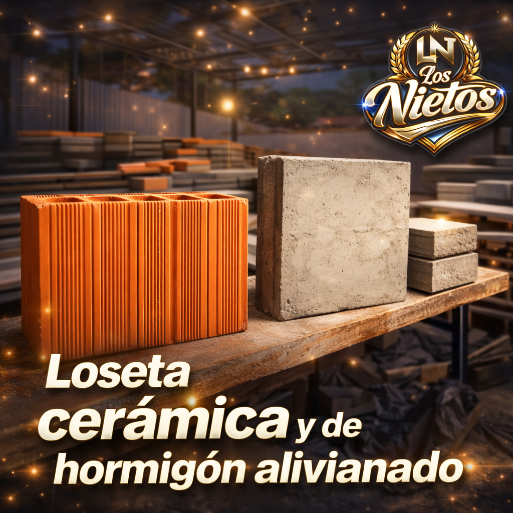 Loseta Cerámica y de Hormigón Alivianado – Resistencia y Calidad Garantizada